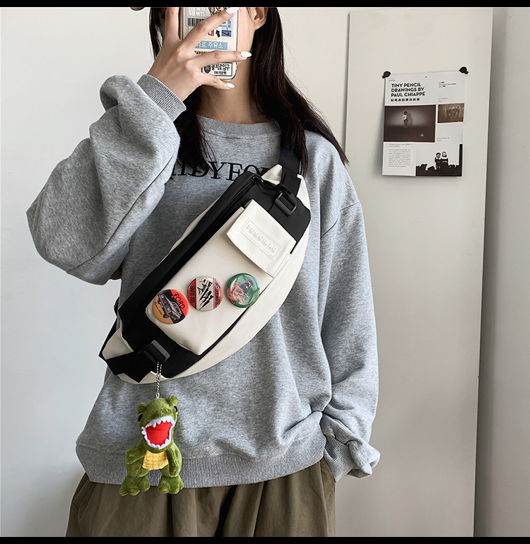 Nihaojewelry Casual Badge Dinosaur Pendant Diagonal Small Waist Bag Wholesale display picture 36