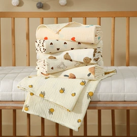 抱被抱毯;围嘴围兜;婴童毛浴巾