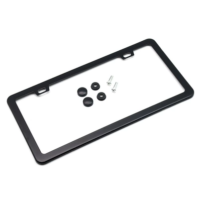 Cross-Border American Standard Stainless Steel License plate holder/license plate holder - black