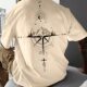 Men's Tops Pure Cotton Vintage Luxury Y2k Funny Clothes Shor