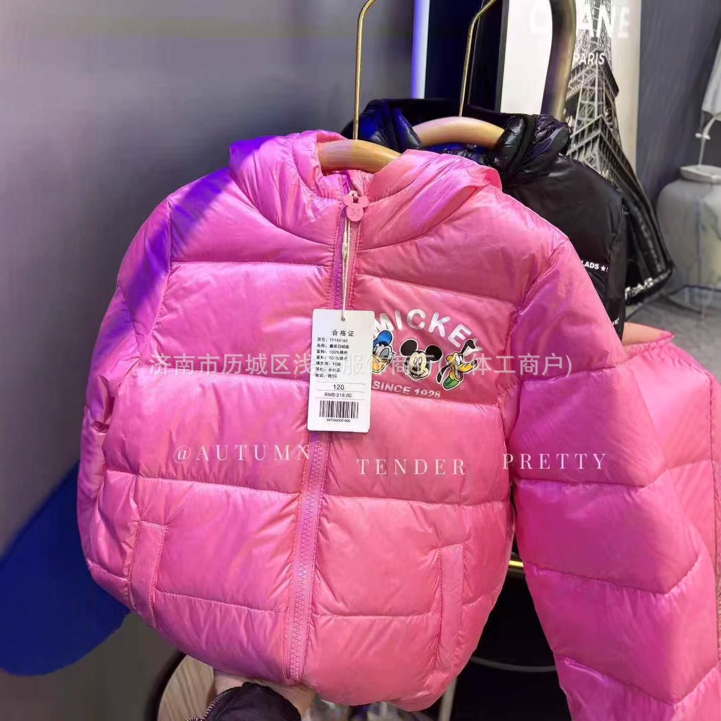 Comercio exterior transfronterizo niños abrigos de algodón de plumón otoño y invierno patrón de dibujos animados niños y niñas abrigos de algodón caliente bajo precio