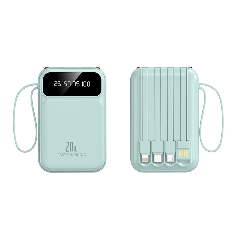 3C認定卸売有線パワーバンクミニコンパクトポータブルパワーバンククロスボーダーギフトカスタムロゴ|undefined