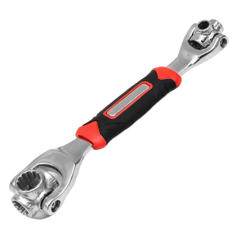 Ocho en uno llave de enchufe multifuncional llave universal multifuncional llave giratoria universal llave de cabeza múltiple hueso de perro
