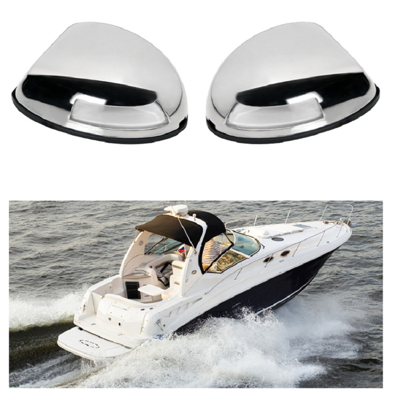 2023款12 V能见度1海里防水不锈钢LED船用导航红绿色游艇信号灯