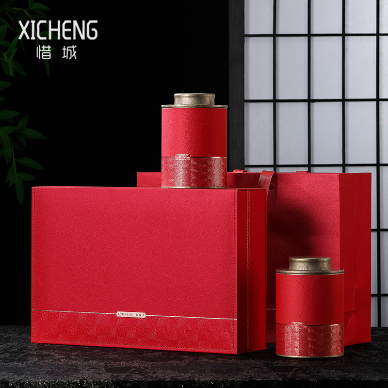 金骏眉礼盒装空盒高档通用小种云南滇红古树红茶叶罐包装盒空礼盒