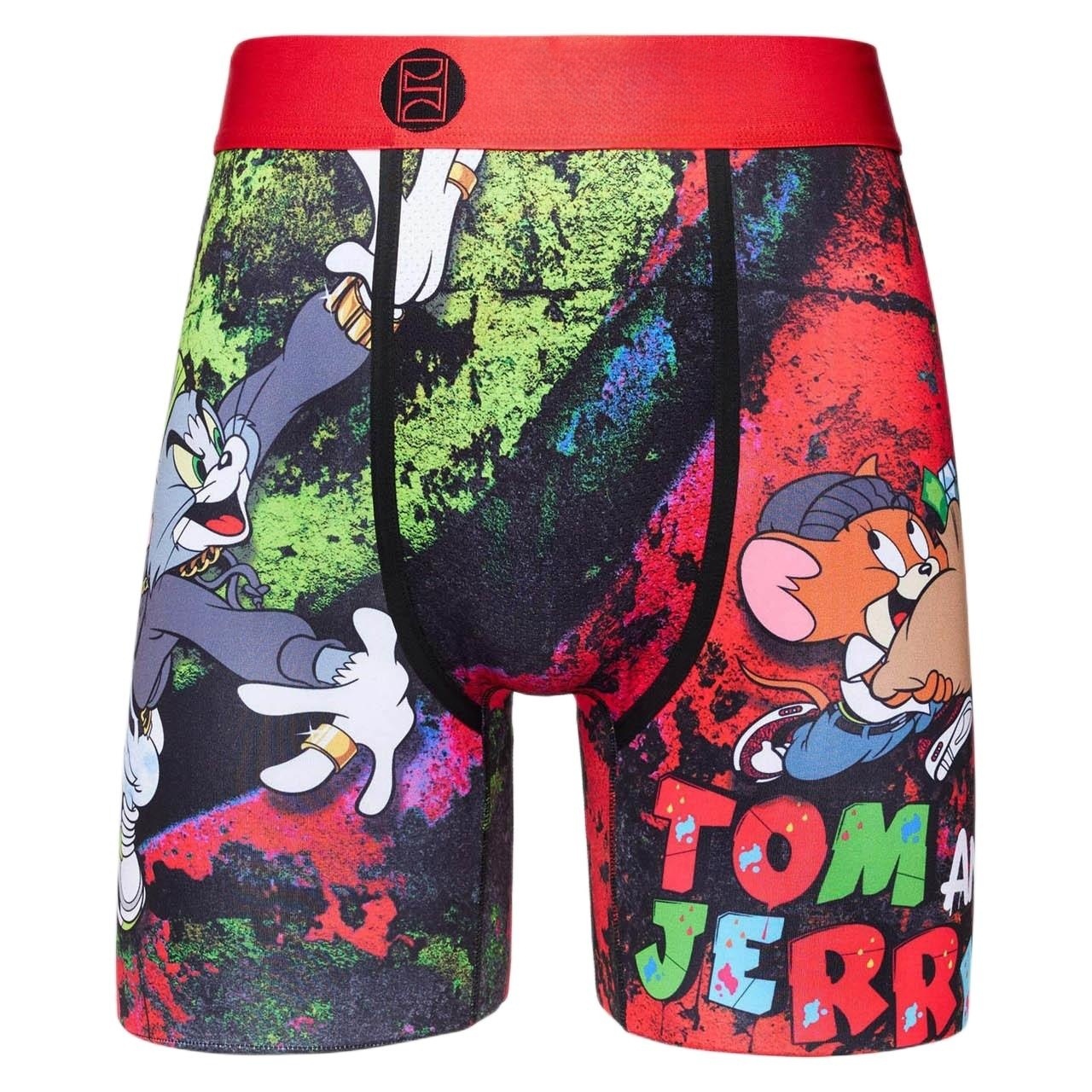 Marca de moda PSD seda de hielo pantalones cortos de poliéster pantalones de playa estampados anime deportes cómodos correr bóxer calzoncillos para hombres