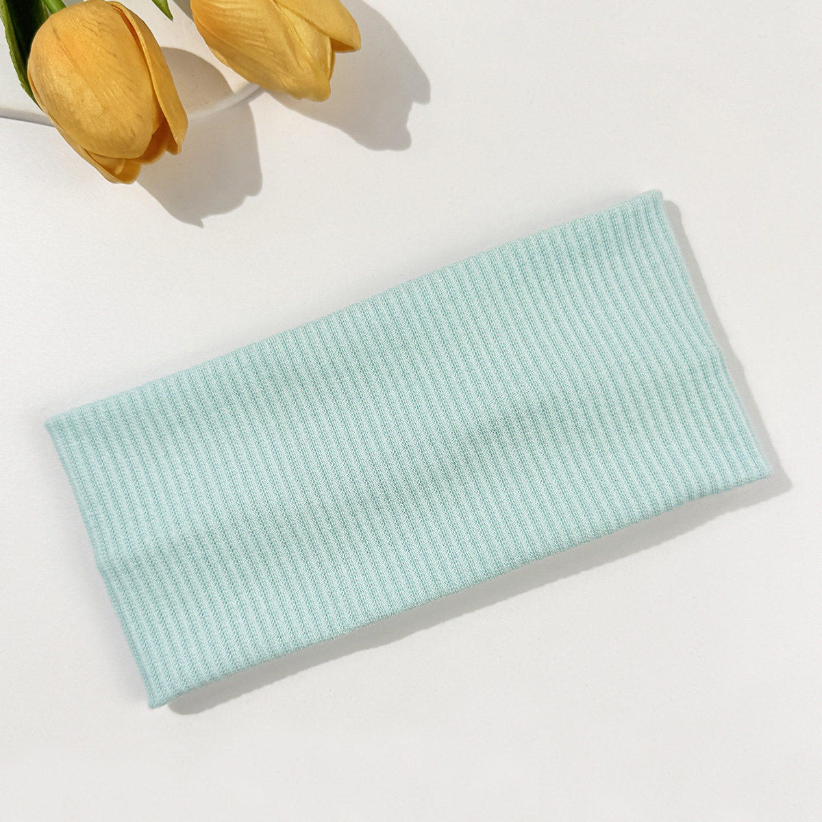 Europeo y americano Amazon color sólido de punto banda de pelo coreano banda de Pelo elástico deportes fitness diadema transfronteriza Venta caliente accesorios para el cabello