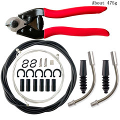 Bicycle line tube cutting pliers, bending worm dustproof line core accessory set, mountain bike brake accessories set