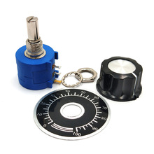 3590S-2-103L精密多圈电位器加刻度旋钮 1K2K5K10K 20K50K 刻度盘