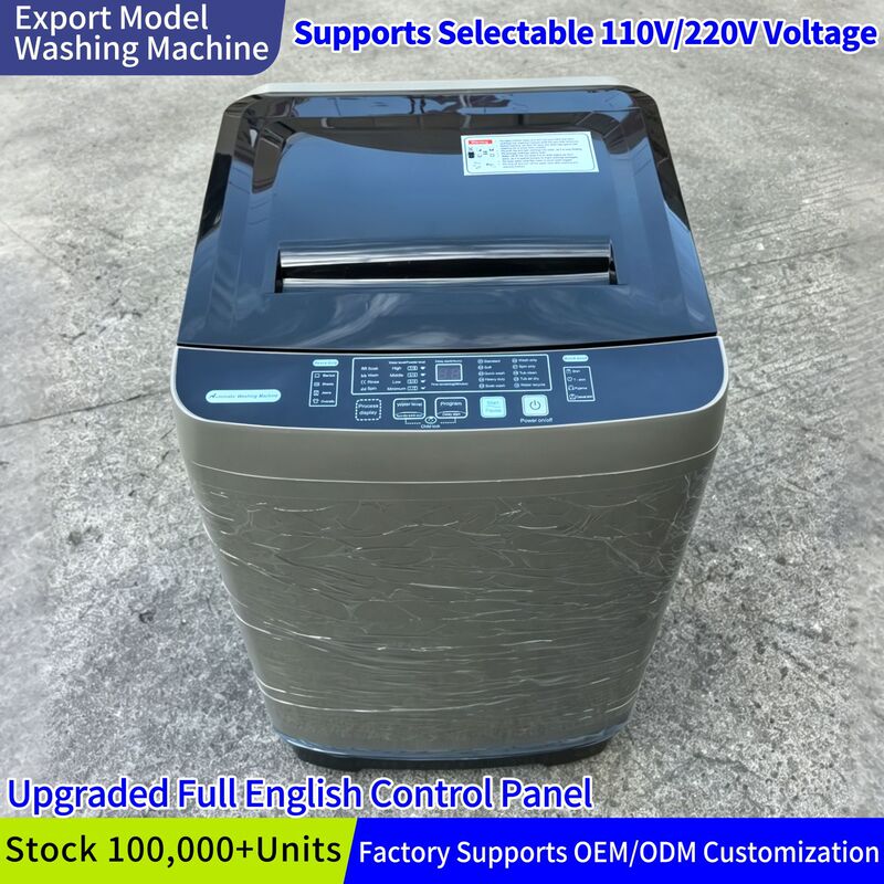 Cross-Border English Version Foreign Trade Fully Automatic Washing Machine 8Kg10Kg12Kg 15kg Washing Machine