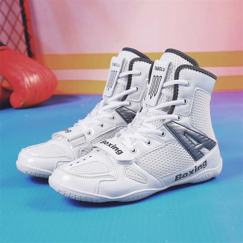 Cross-Border Wholesale Boxing Shoes for Men, Wrestling, Sparring, Fighting Shoes, Gym Training Shoes, Squat Deadlift Fighting Shoes