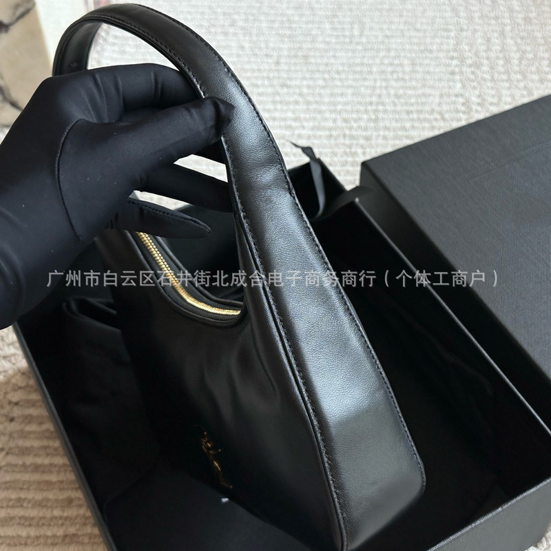 外贸女包25春夏新款Y家高级质感月牙包手拎包时尚潮流单肩腋下包|undefined