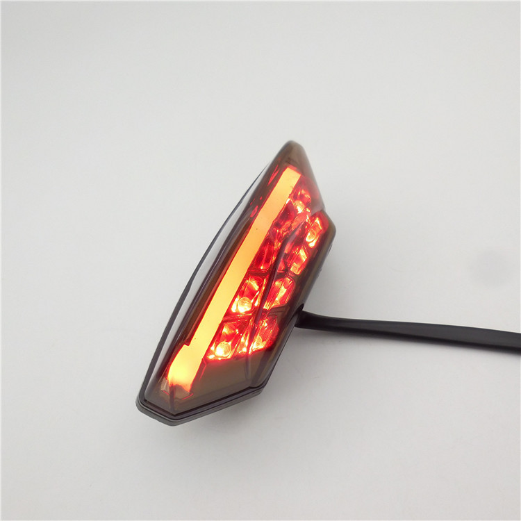 CH-2067 suitable for BMW motorcycle modified LED rear tail light electric car brake driving license plate integrated light