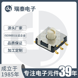 Encoder Micro Coding Switch Rbm3M-10R Mini Vertical 10 Gear Rotary Switch