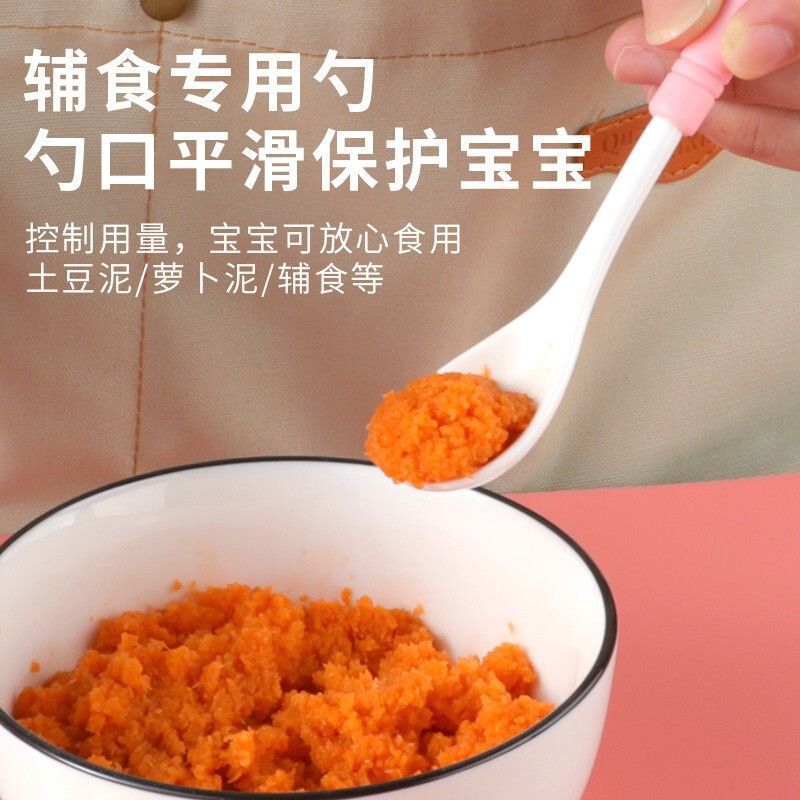 Tijeras para bebés portátiles tijeras para bebés herramientas tijeras de cerámica cortadora de carne comida para niños set cucharas