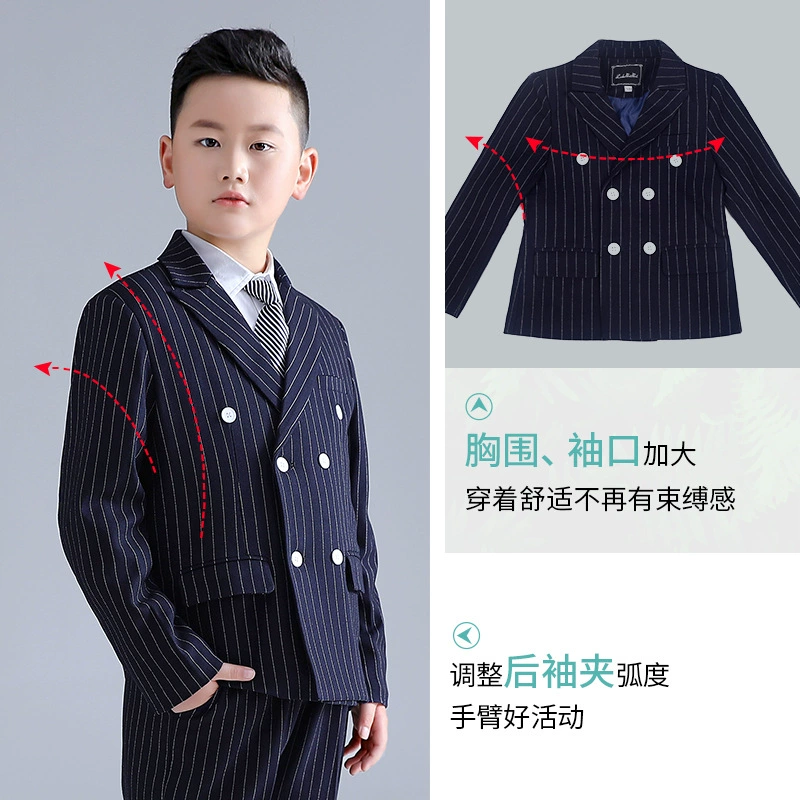 Children's suit, jacket for boys, piano, 2023 collection