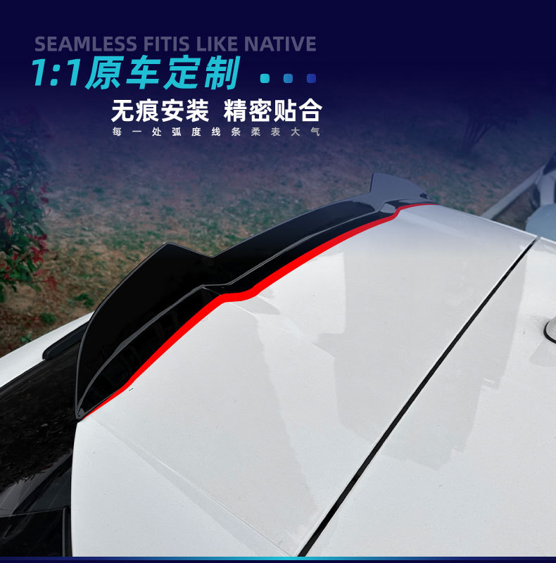Applicable to Audi Q5 FY Sline 2016-2024 SUV top wing tail fixed wind wing spoiler modification parts