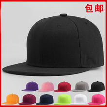 韩鸭舌工作平沿帽logohiphop街舞板帽子曳步舞儿童嘻哈帽男女