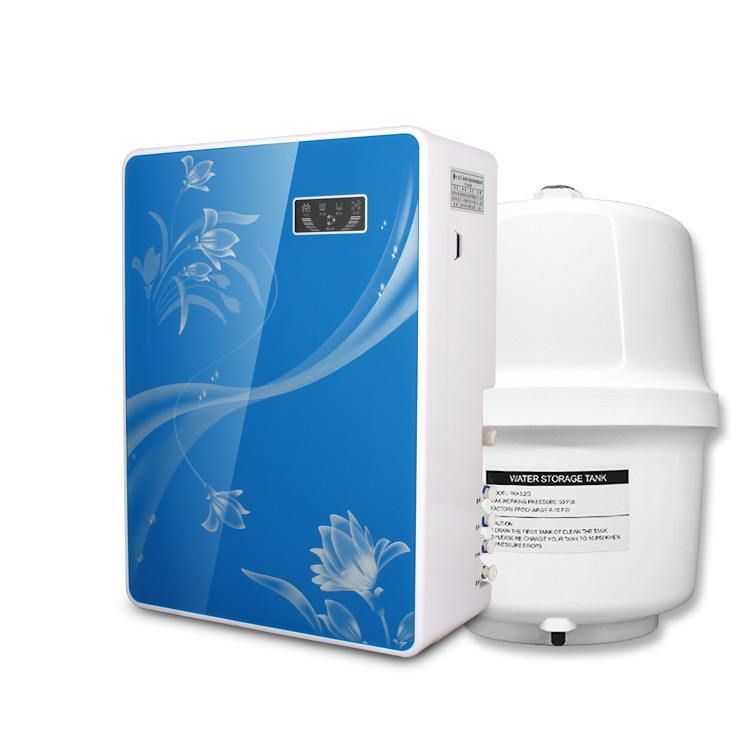 Purificador de agua de ósmosis inversa doméstica 75g doble salida de agua caja-tipo integrado ro máquina al por mayor Cocina eléctrica purificador de agua