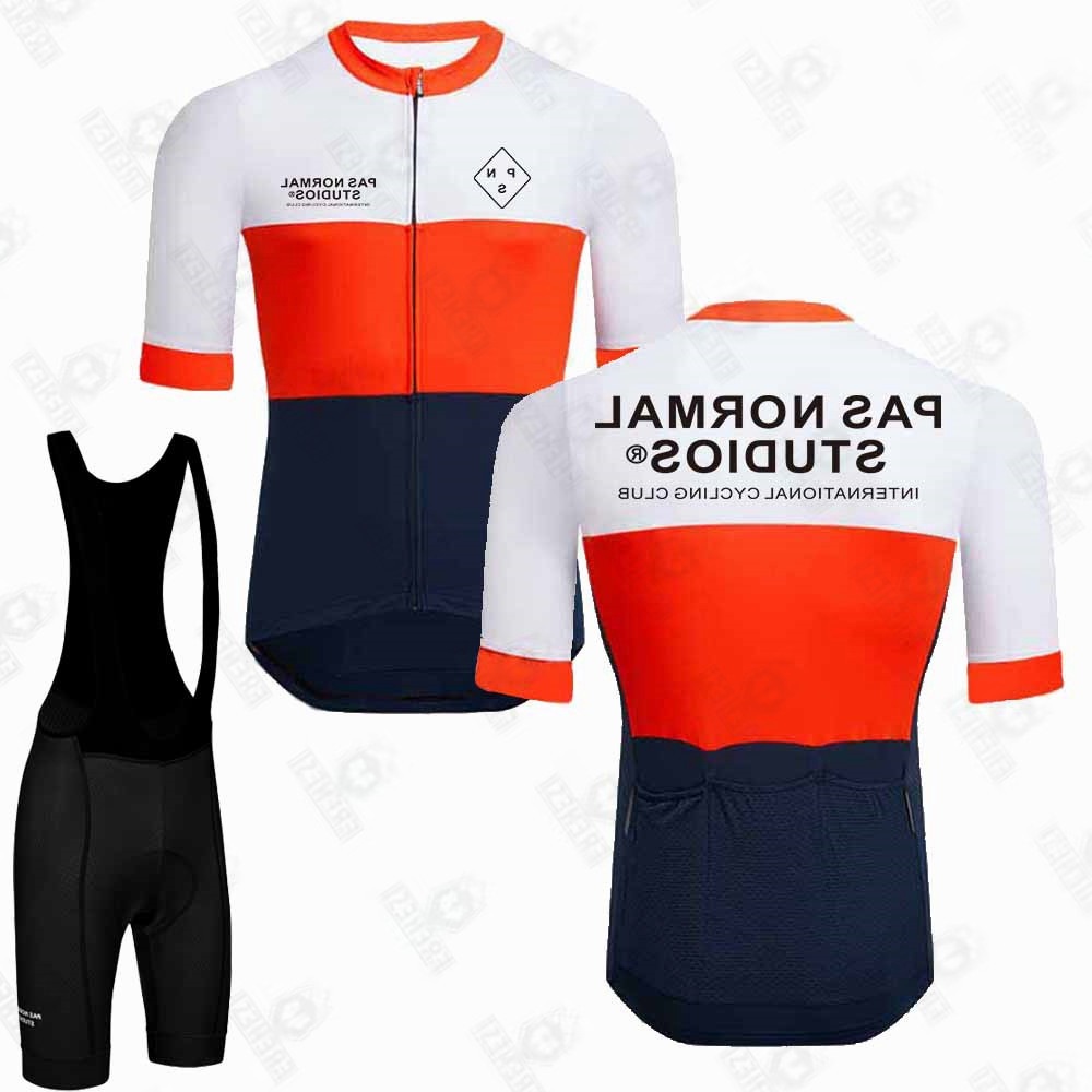 Short-Sleeve Bib Bib Cycling Outdoor Riding Cross-Border Bib Pants Set Road Summer Self