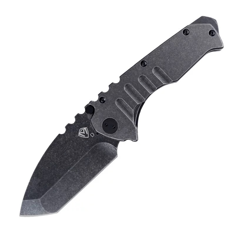 Cuchillo plegable al aire libre pesado de venta caliente transfronteriza D2 de alta calidad, dureza afilada, supervivencia salvaje portátil para acampar