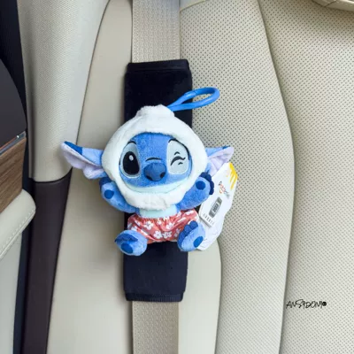 Authentic Lilo and Stitch: Sürətlər qutusu və əl tormozu başlıqları - shoulder-pads-54-black-plush-genuine-shili-meat-bag-plush