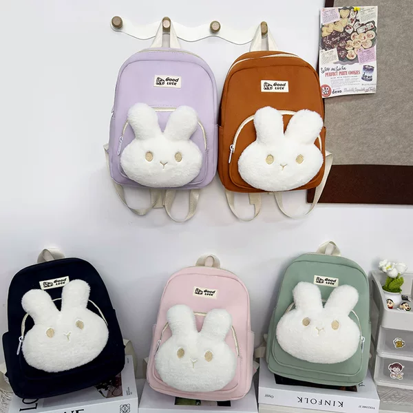 Kindergarten Children's Schoolbag Girls Junior High School Students Cartoon Travel Small Backpack Lightweight Women's Senior high school College Students Backpack