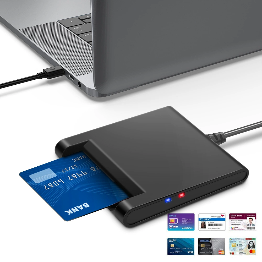 Кросс-бордер USB умный считыватель карт CAC карта ID карта ID карта банковская карта налоговый считыватель оптом