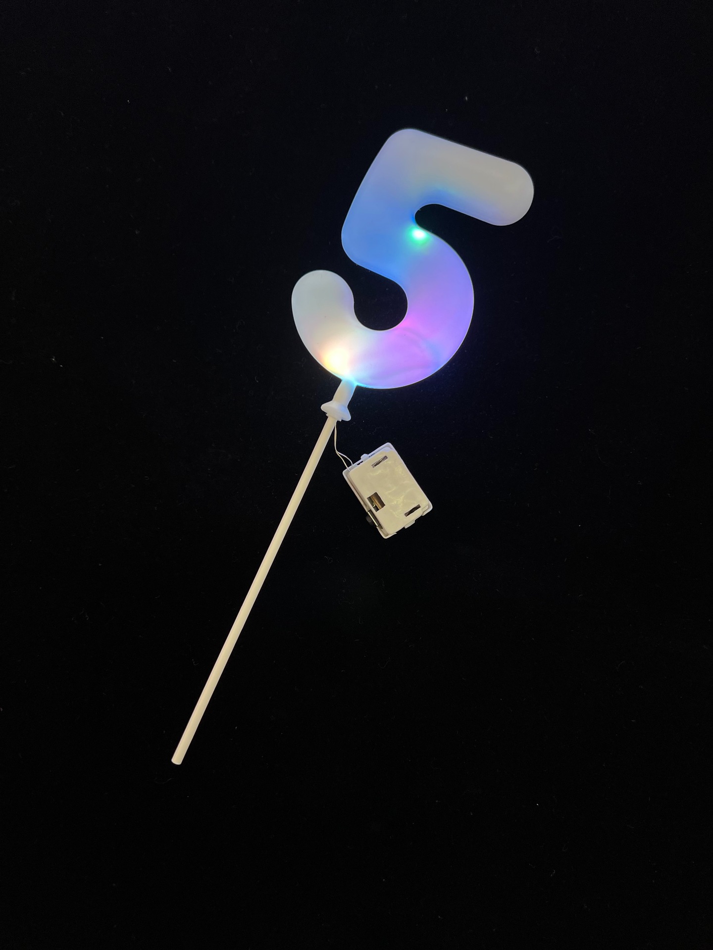 Decoración LED para torta de cumpleaños