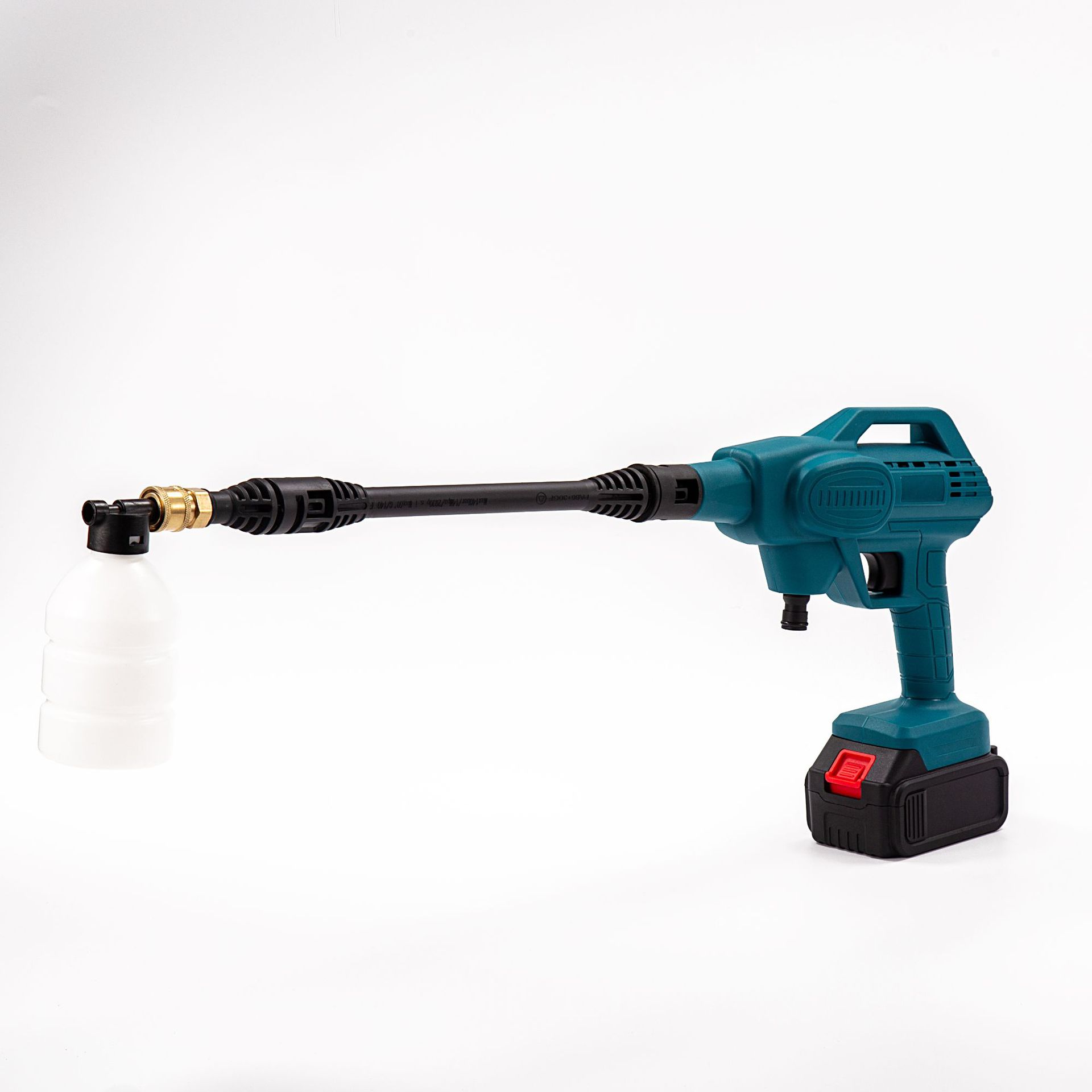 Cross-border electric lithium battery car washing machine water gun portable wireless car washing gun high pressure water gun household cleaning artifact