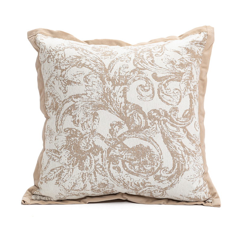 モダンなシンプルなジャカード抱き枕リビングソファクッション軽い贅沢なサンプルプレートのベッドルームのベッドの枕抱き枕カバーの卸売