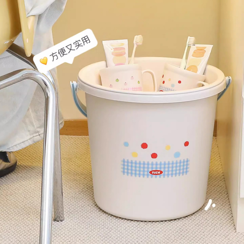 高颜值洗漱套装学生宿舍水桶洗脸盆加厚耐用开学住宿军训洗澡用品|undefined