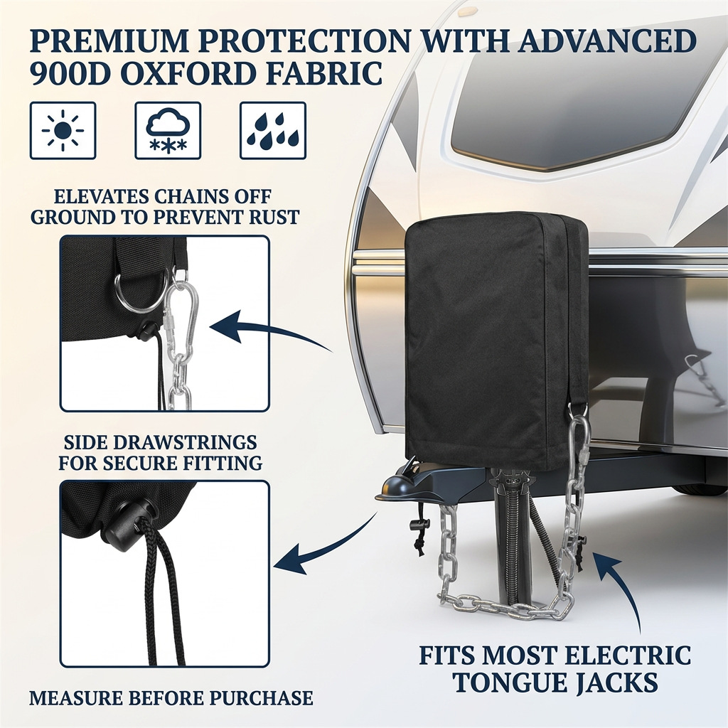 RV 0kg top protective cover, waterproof Oxford cloth protective cover, RV 0kg top cover protective cover