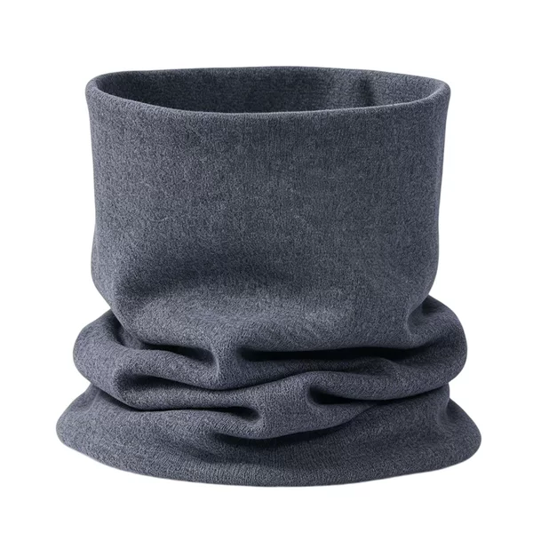 Autumn and winter versatile double-layer pure cotton neck warmer, unisex solid color warm scarf, soft neck protector, pullover neck warmer, high collar