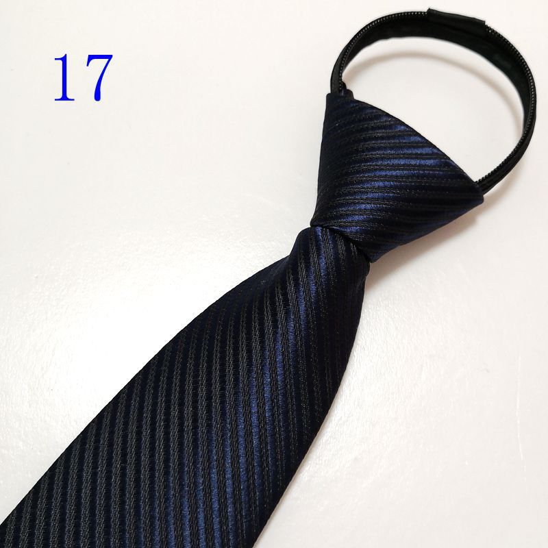 男士拉链新郎结婚红色8cm正装商务黑色免打结懒人易拉得蓝色_