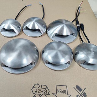 Outdoor Waterproof 304 All Stainless Steel Trail Light Park Trail Aisle Ground Light Turtle Back Light Shell Kit