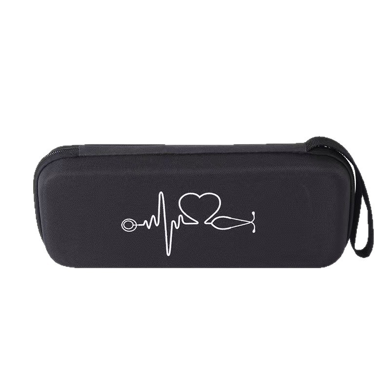 El paquete de almacenamiento del estetoscopio Eva es personalizado y la Caja de protección portátil a prueba de golpes y caídas es opcional en varios colores.