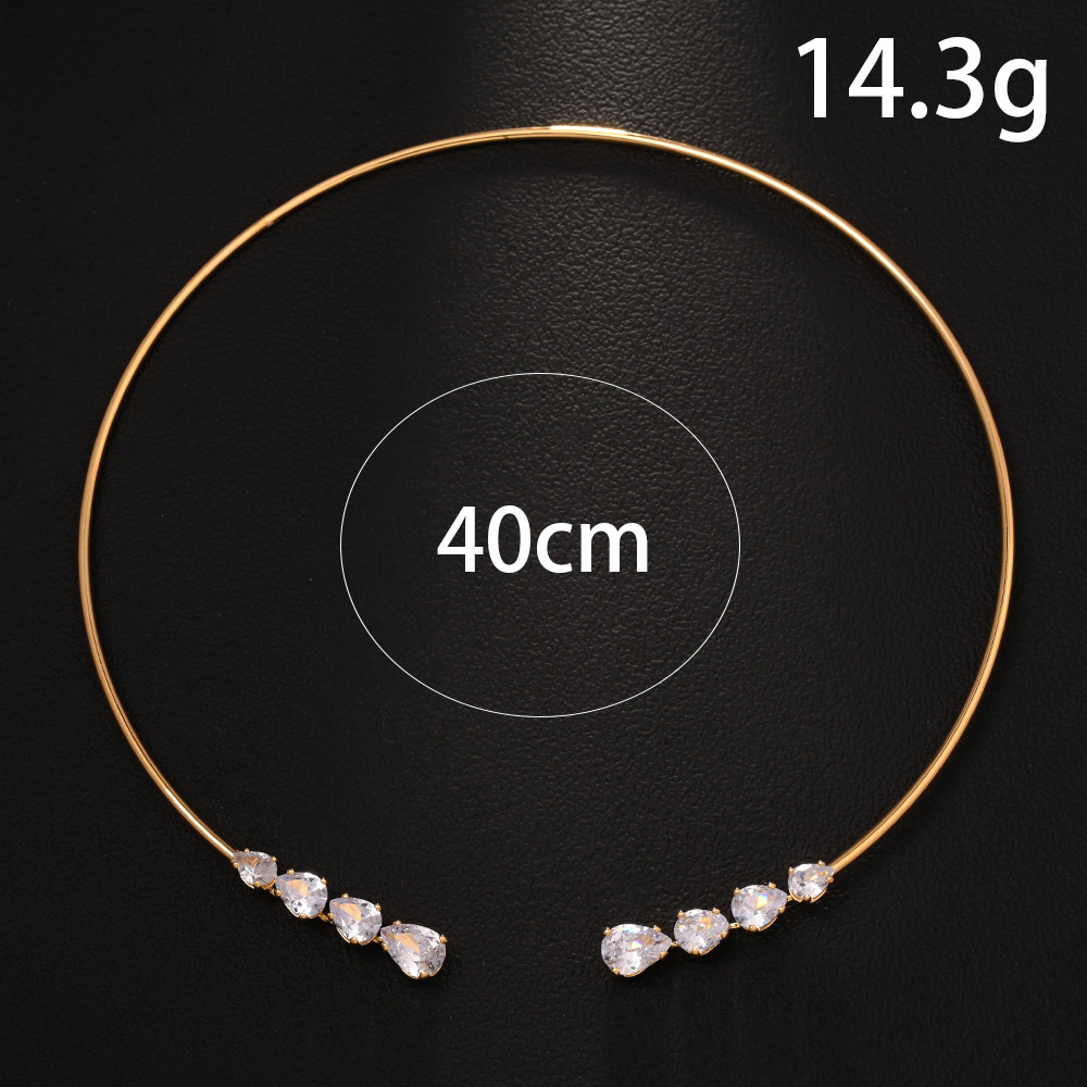 Wholesale Jewelry Retro Geometric Copper Plating Choker display picture 1