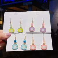 Японские и корейские модные элегантные серьги креативные Мультяшные милые серьги-ракушки детская повседневная одежда аксессуары оптом