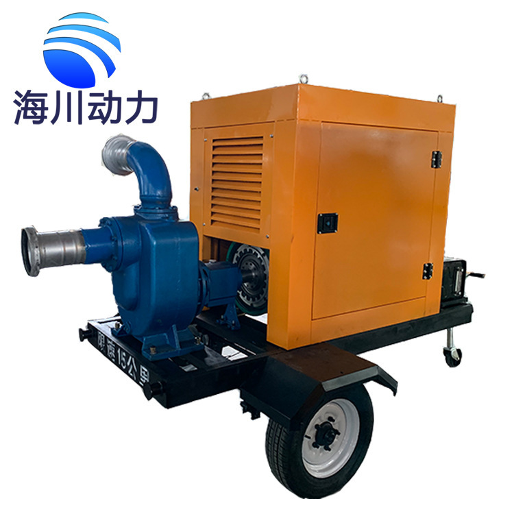 30kw灌漑用水ポンプ果樹園農地農業用移動自吸ポンプ大流量洪水防止排水ディーゼルポンプ|undefined