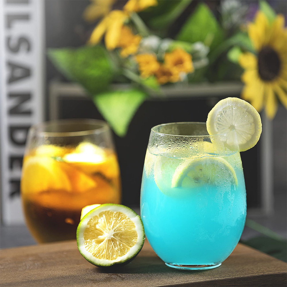 Taza de agua de vidrio taza de huevo traje de regalo café leche jugo bebida fría taza de té ins estilo taza transparente de gran capacidad