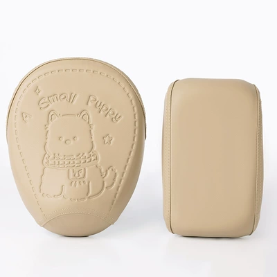 with Yadea, Tailg, and Aima, Electric car cushion - mocha-colorfront-and-rear-set