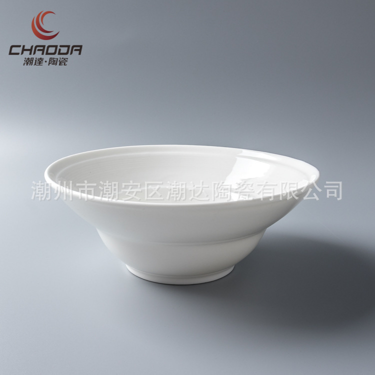 Round Salad Bowl 10inch 8inch Western Salad Bowl Restaurant Fruit Bowl Hotel Dinner Bowl Western Bowl Manufacturer