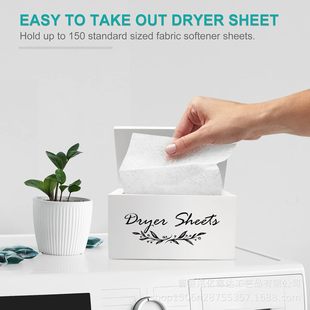 Wooden dryer sheet dispenser wooden laundry bag dispenser storage box drying ball storage box extraction box