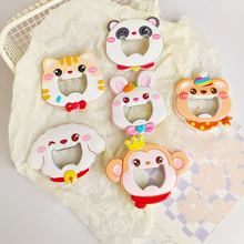 可爱小动物开瓶器啤酒瓶起子创意卡通冰箱贴家居磁性贴装饰品批发