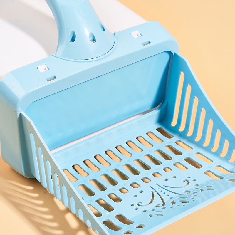 Nuevo gato integrado arena pala traje gato mierda pala traje mascota inodoro portátil extraíble de plástico al por mayor