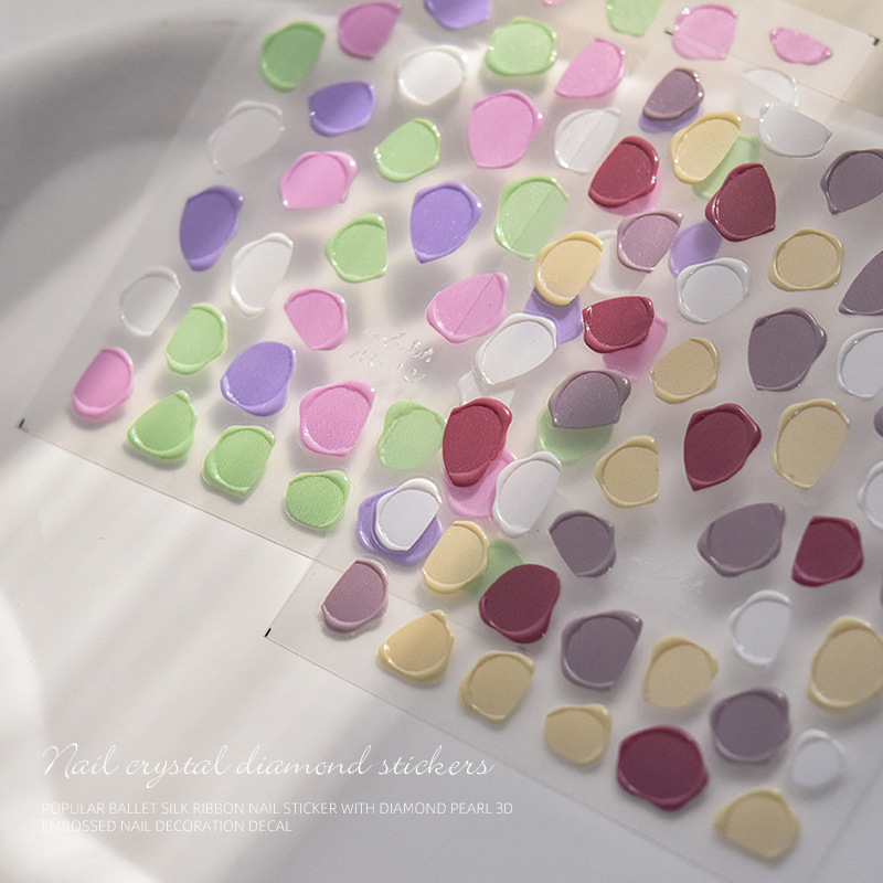 Nuevo relieve imitación de sello de laca de fuego diy pegatinas de uñas letras pegatinas de jalea macarón decoración de uñas al por mayor