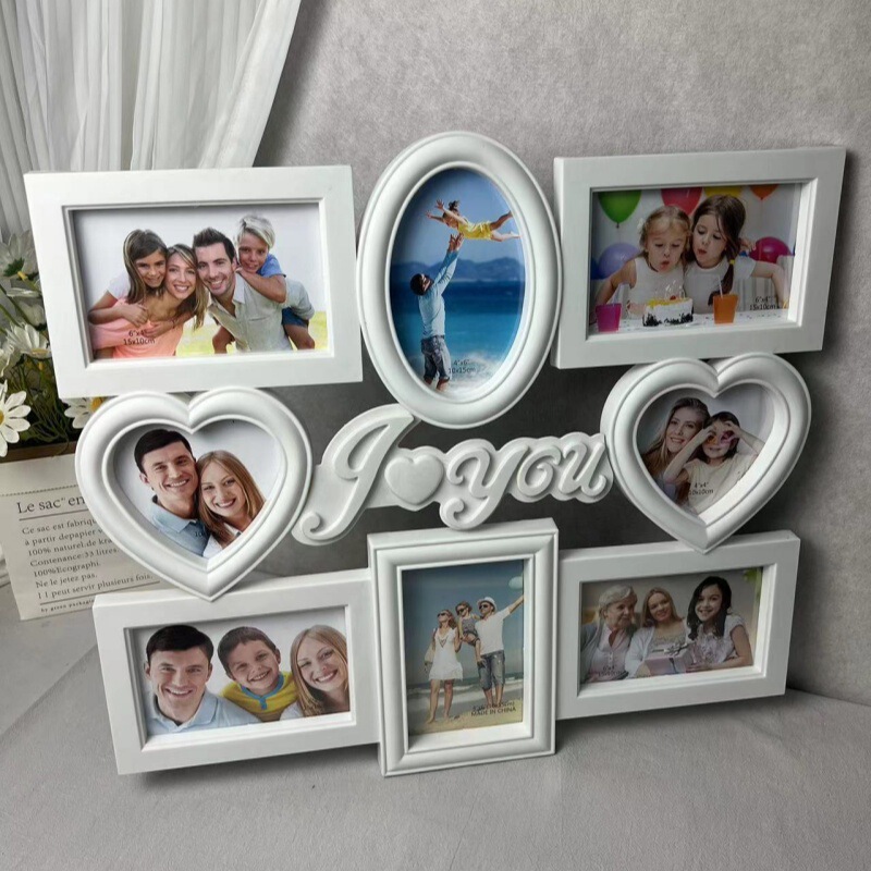 Iloveyou Love Decoration Wall Creative Production Wedding Photo Frame Family Photo Simple Combination Photo Frame Iloveyou Love Decoration Wall Creative Production Wedding Photo Frame Family Photo Simple Combination Photo Frame