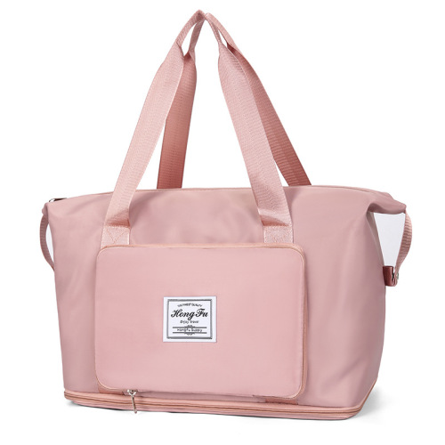 Folding travel bag wholesale foldable portable yoga swimming fitness bag women's short-distance travel boarding sports bag