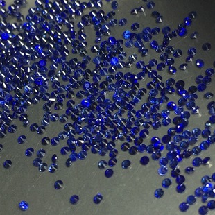 Factory direct supply of natural sapphire positive blue faceted 0.7 to 2.5MM round royal blue jewelry with stone